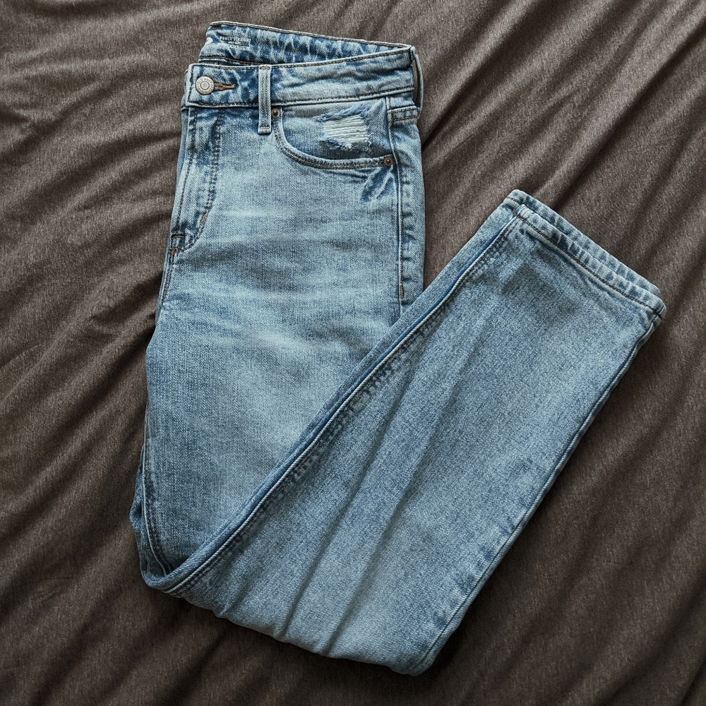 Old Navy High Rise Power Straight Jeans